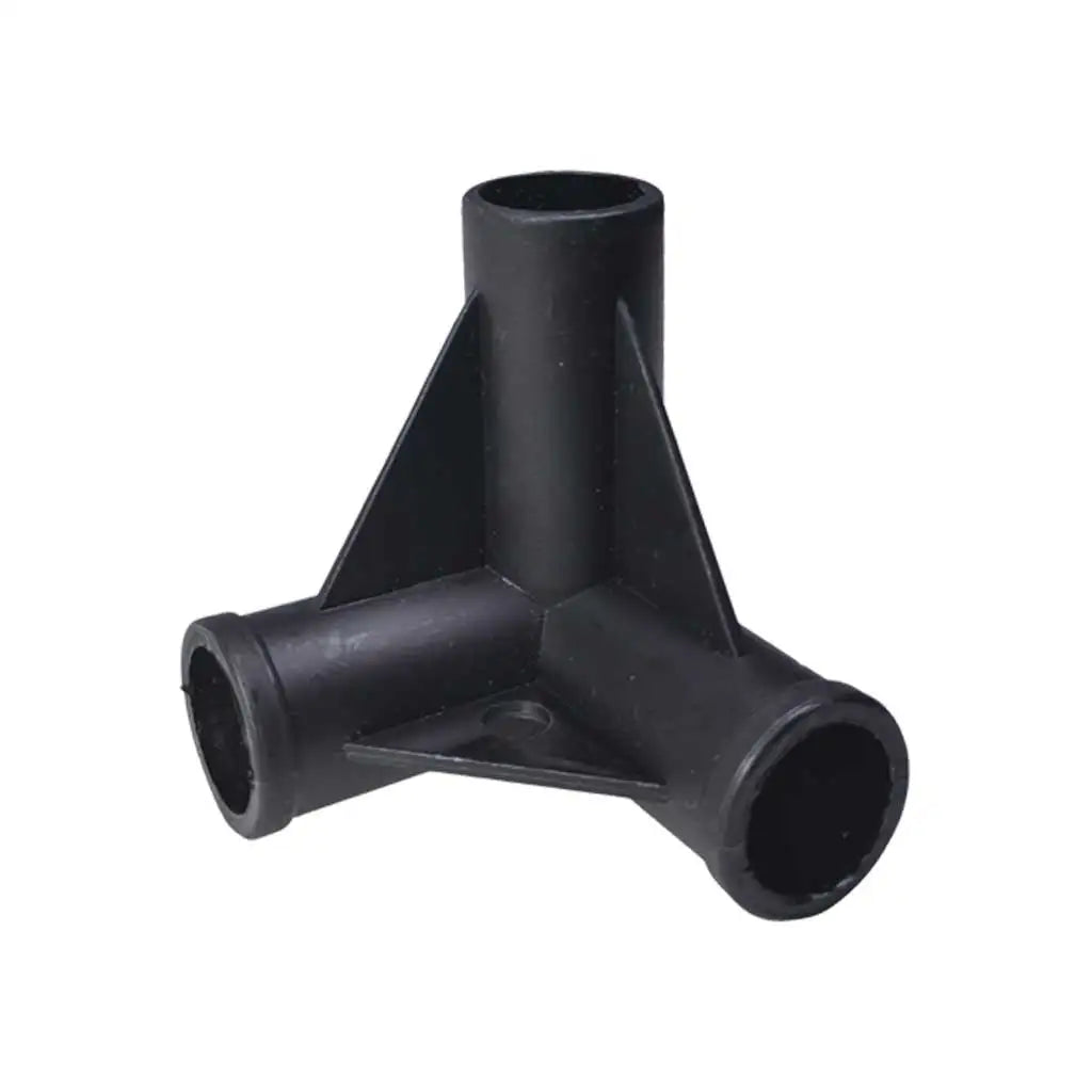 4Pcs19/22mm Heavy-Duty Plastic 3-Way Tee Connector Tent Pole Repair Tee Joint Connector for Tents Pipes Camping cots Canopy Oasis Select
