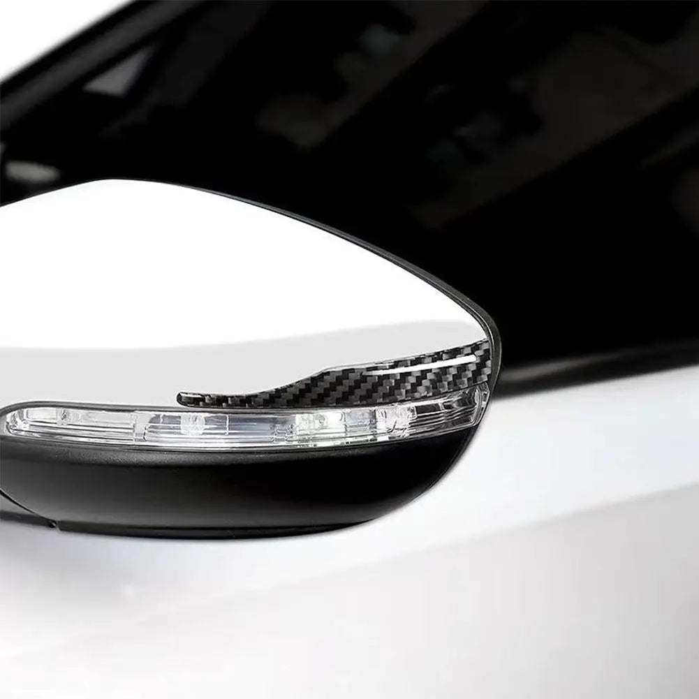 Carbon Fiber Rearview Mirror Trim Strips – Universal LHD & RHD