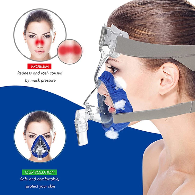 Mask Liners Reusable Fabric Comfort Covers Reduce Air Leaks Skin Irritation Covers Nose And Mouth Universal Oasis Select
