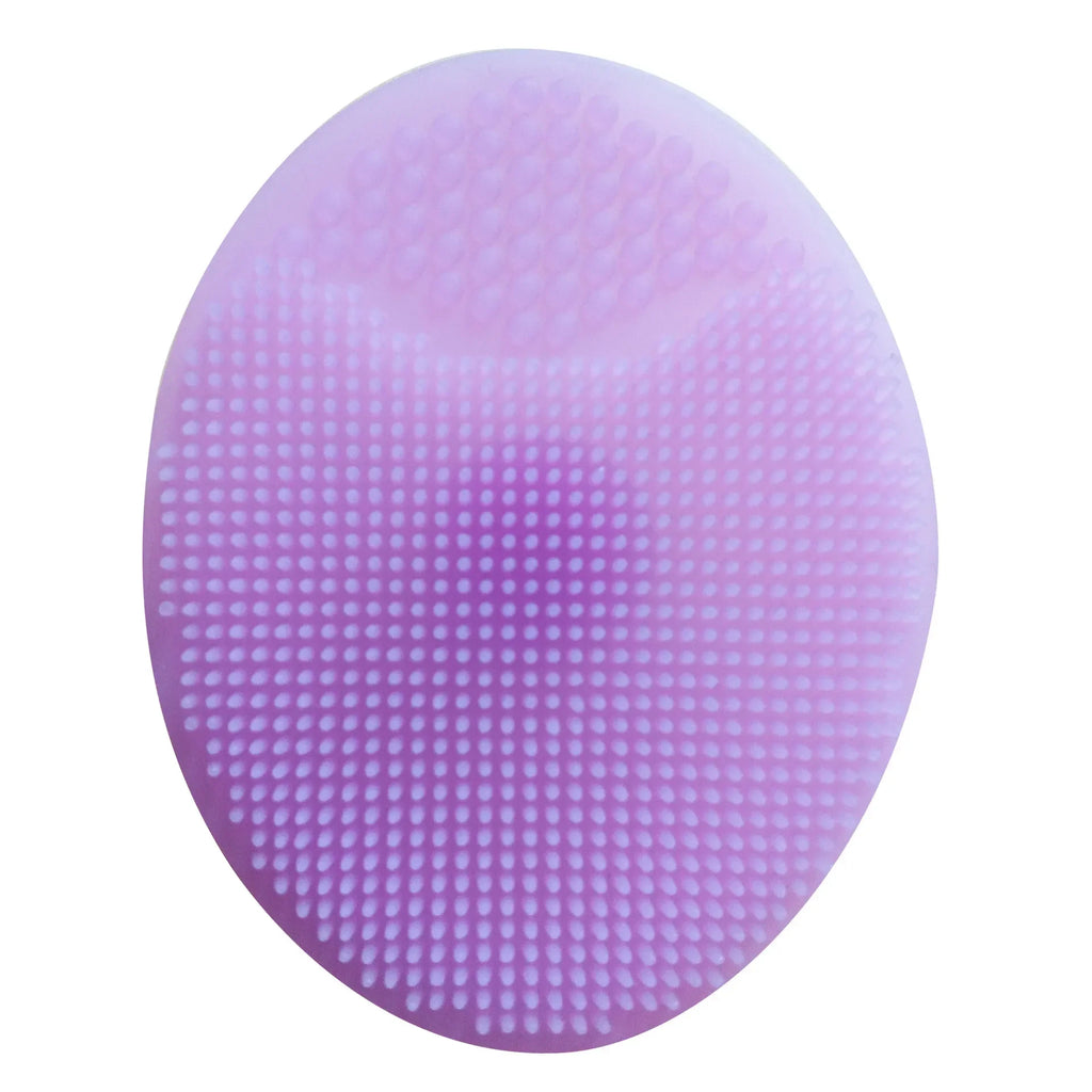 1/2pcs Shampoo Brush for Baby Infant Bathing Soft Silicone Boys Kids Shower Brush Head Hair Washing Massage Brushes Wipe Comb Oasis Select purple