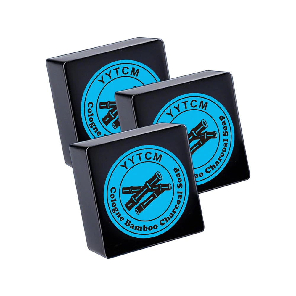 Men's Care Cologne Bamboo Charcoal Soap - Deep Clean & Bath Soap, Cleansing Face Soap Freshness 65G/Pc-1Pc Oasis Select 3Pcs 65g
