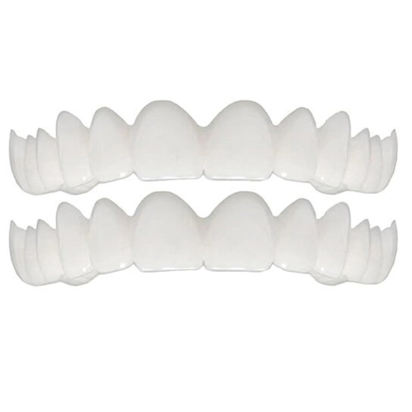 Upper Lower Temporary Comfort Fit Fake Teeth Cosmetic Denture Smile Veneers False Teeth Brace Cover With Gutta Percha Glue Gel Oasis Select