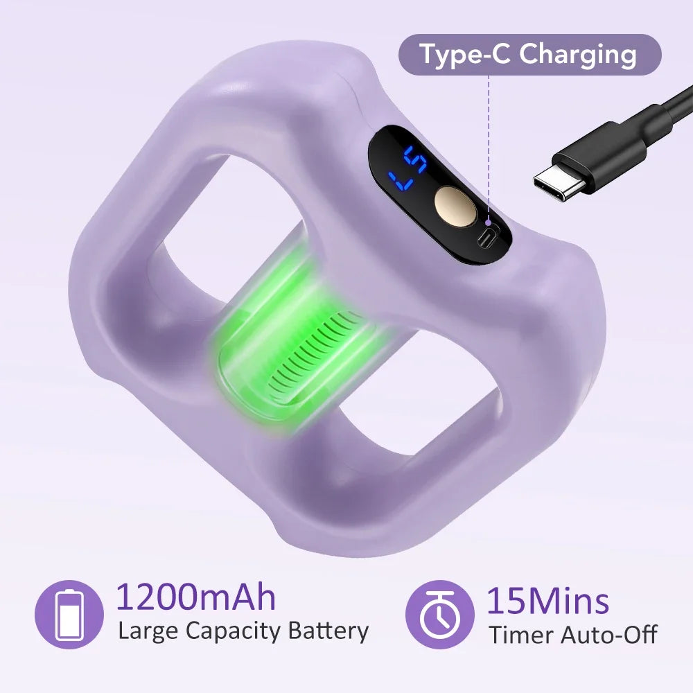 Electric Dual-Ring Vibration Massager with Belt | Full Body