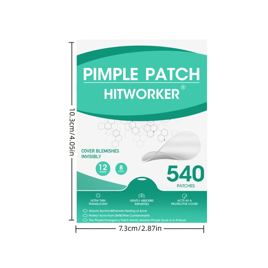 Water gel acne patch, invisible day and night, thin edge design, easy to tear and apply, daily facial care patch Oasis Select
