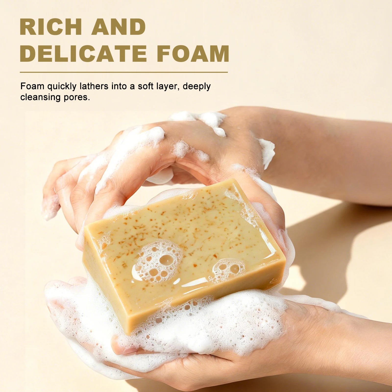 Handmade Oatmeal Soap Bar – Exfoliating & Moisturizing | YURHERSU Handmade Bar Soap Oasis Select