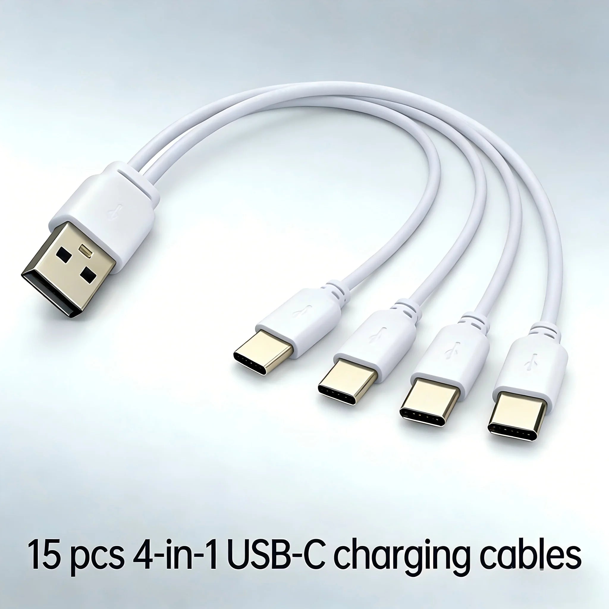 4-in-1 USB-C Charging Cable For Battery And other device Oasis Select 15 PCS Cables