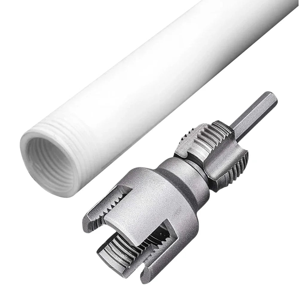 PVC Pipe Threading Tool – Internal & External Thread Cutter Kit Pipe Threading Tool Oasis Select
