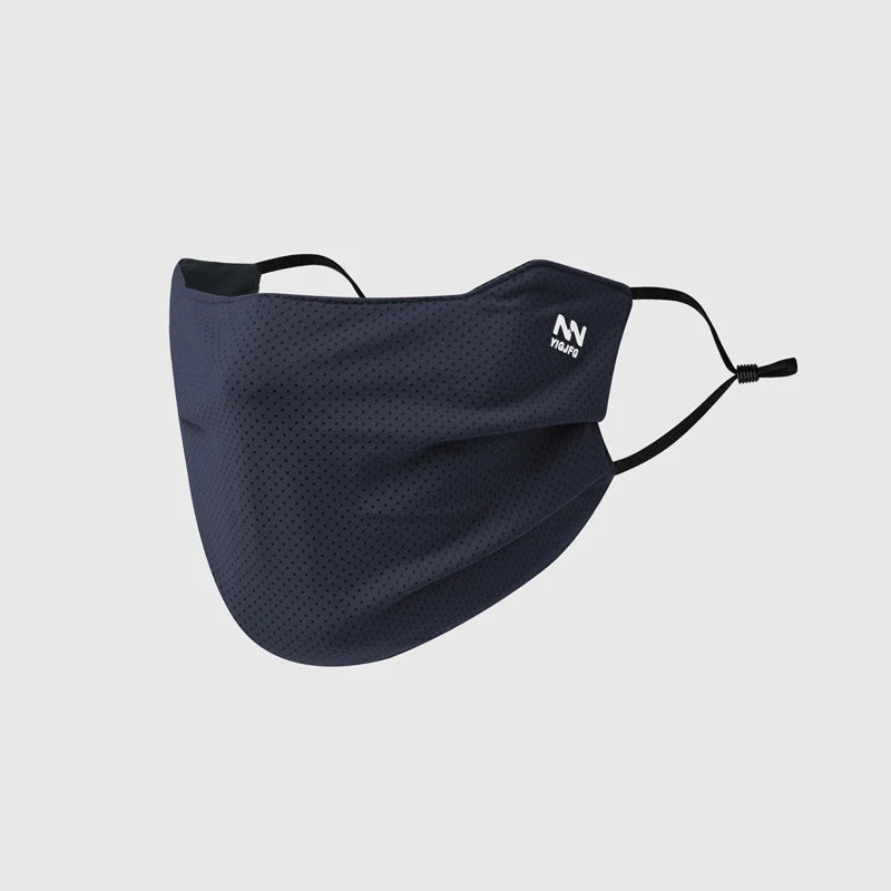 Sun Protection Face Mask For Men Reusable Breathable UV Face Shield Solid Color Washable Face Mask Summer Cycling Face Mask@#X Oasis Select Dark blue
