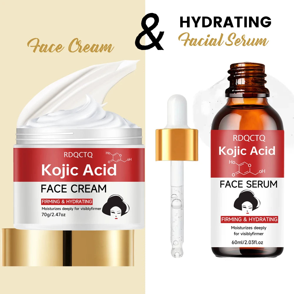 Niacinamide Serum and Moisturizer Cream 2-Piece Set Deep Hydration Skin Firming Visible Results Daily Skincare Routine for All S Oasis Select