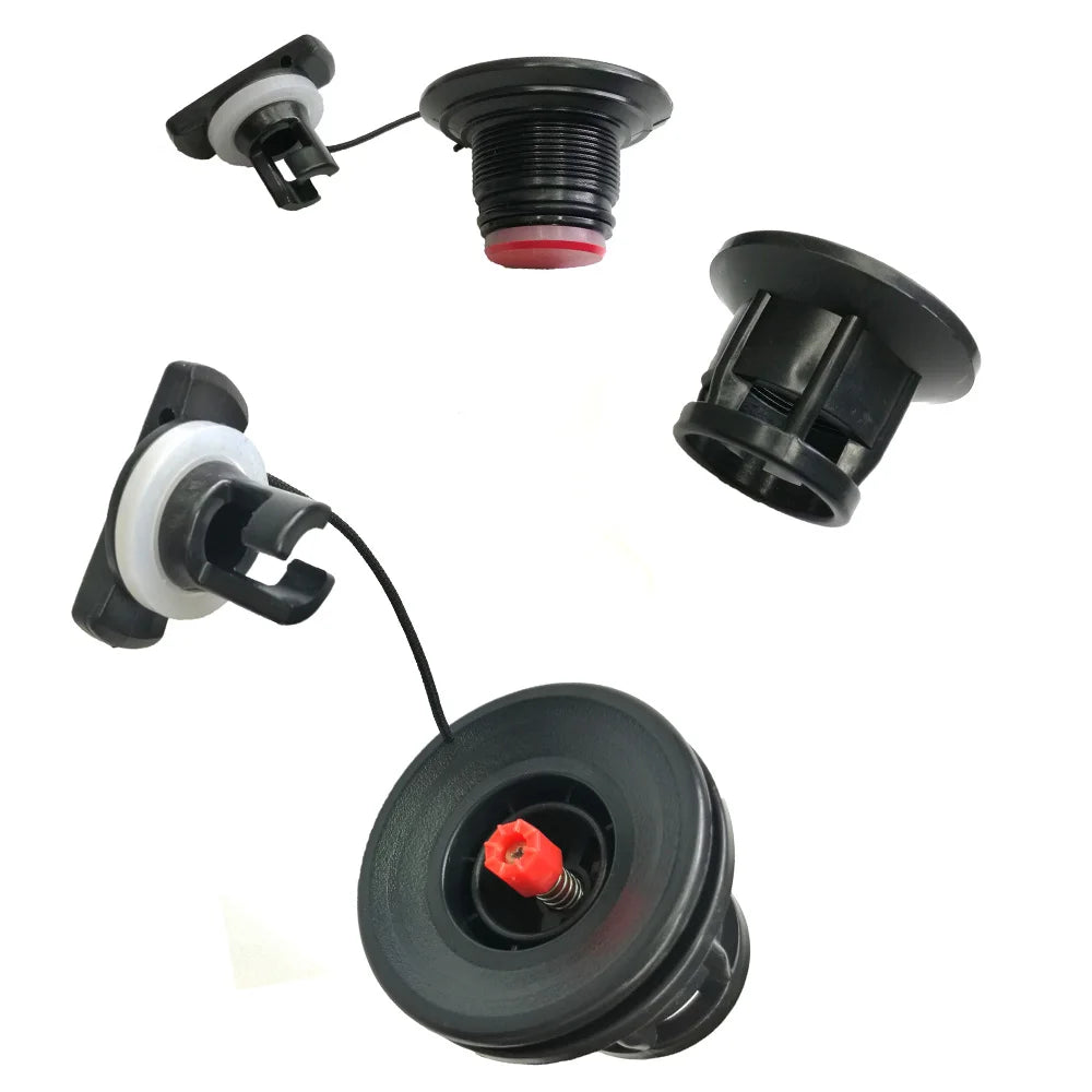 PVC Air Nozzle Valve 8 Groove Air Valve Caps for Inflatable Rubber Dinghy Raft Pool Fishing Boat Oasis Select