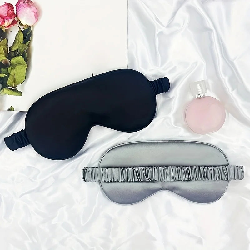 Double-Sided Silk Blackout Sleep Eye Mask | Travel Nap Mask Sleep Eye Mask Oasis Select