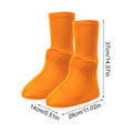 High Top Shoe Covers – Elastic Hiking Boot Protectors (1 Pair) Hiking Boot Covers Oasis Select Orange