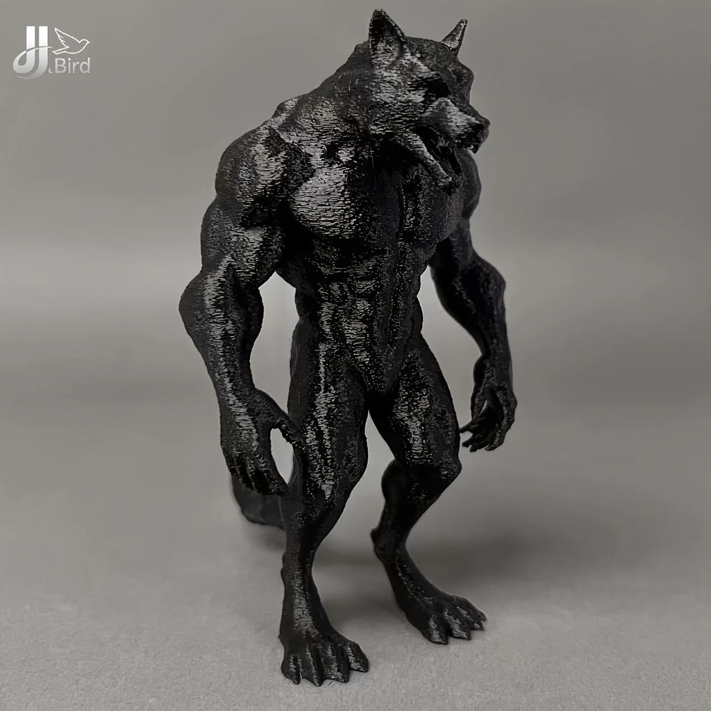 Standing Werewolf Ornaments Realistic Design-home Decoration Werewolf Statue Ornaments Suitable for Christmas Valentine's Day Oasis Select black