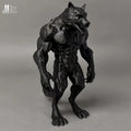 Standing Werewolf Ornaments Realistic Design-home Decoration Werewolf Statue Ornaments Suitable for Christmas Valentine's Day Oasis Select black