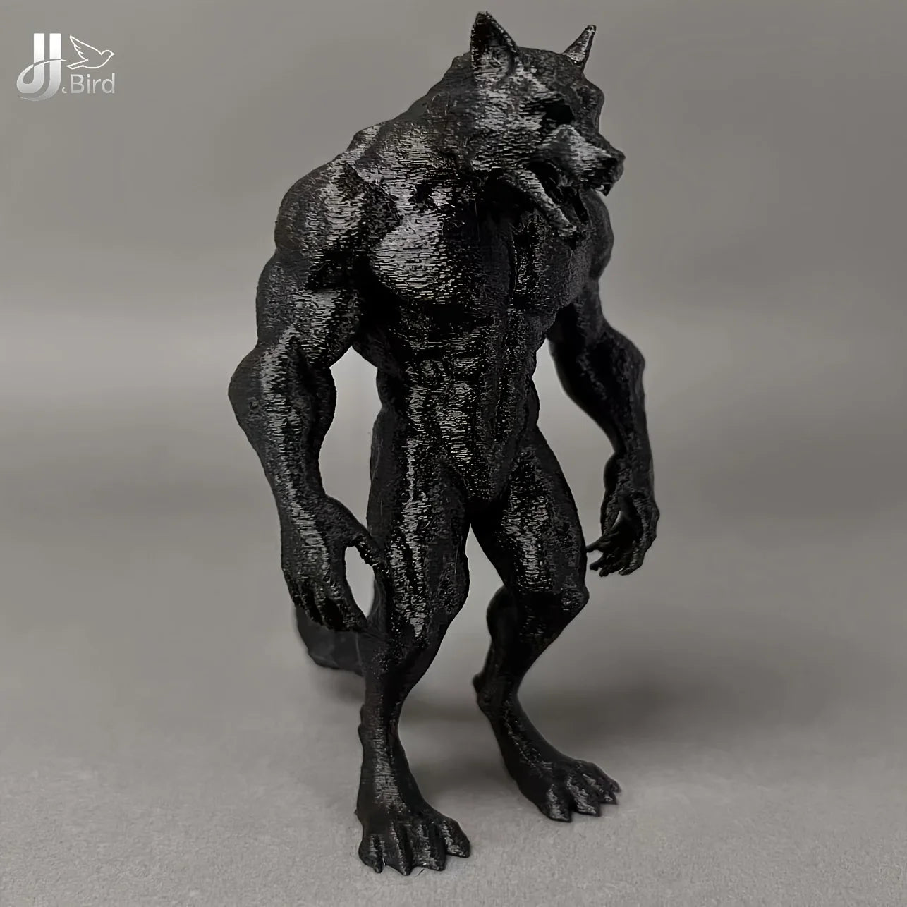 Standing Werewolf Ornaments Realistic Design-home Decoration Werewolf Statue Ornaments Suitable for Christmas Valentine's Day Oasis Select black