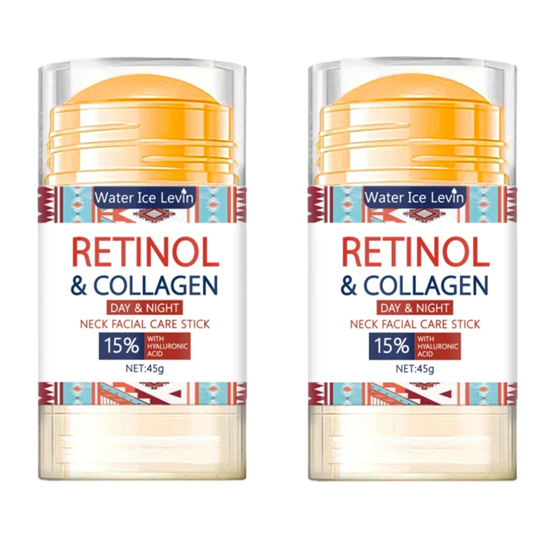 Retinol Firming Cream Stick – Collagen & Hyaluronic Acid 45g Anti-Aging Face Cream Oasis Select Two bottles