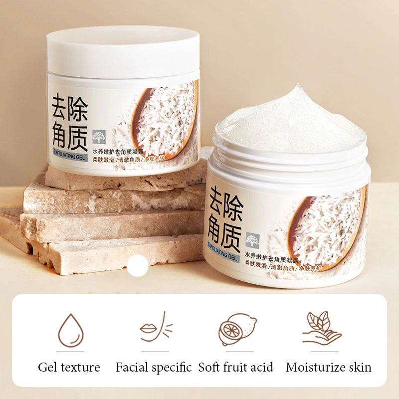 BIOAQUA White Rice Face Exfoliating Gel & Moisturizing Scrub Facial Exfoliating Scrub Oasis Select