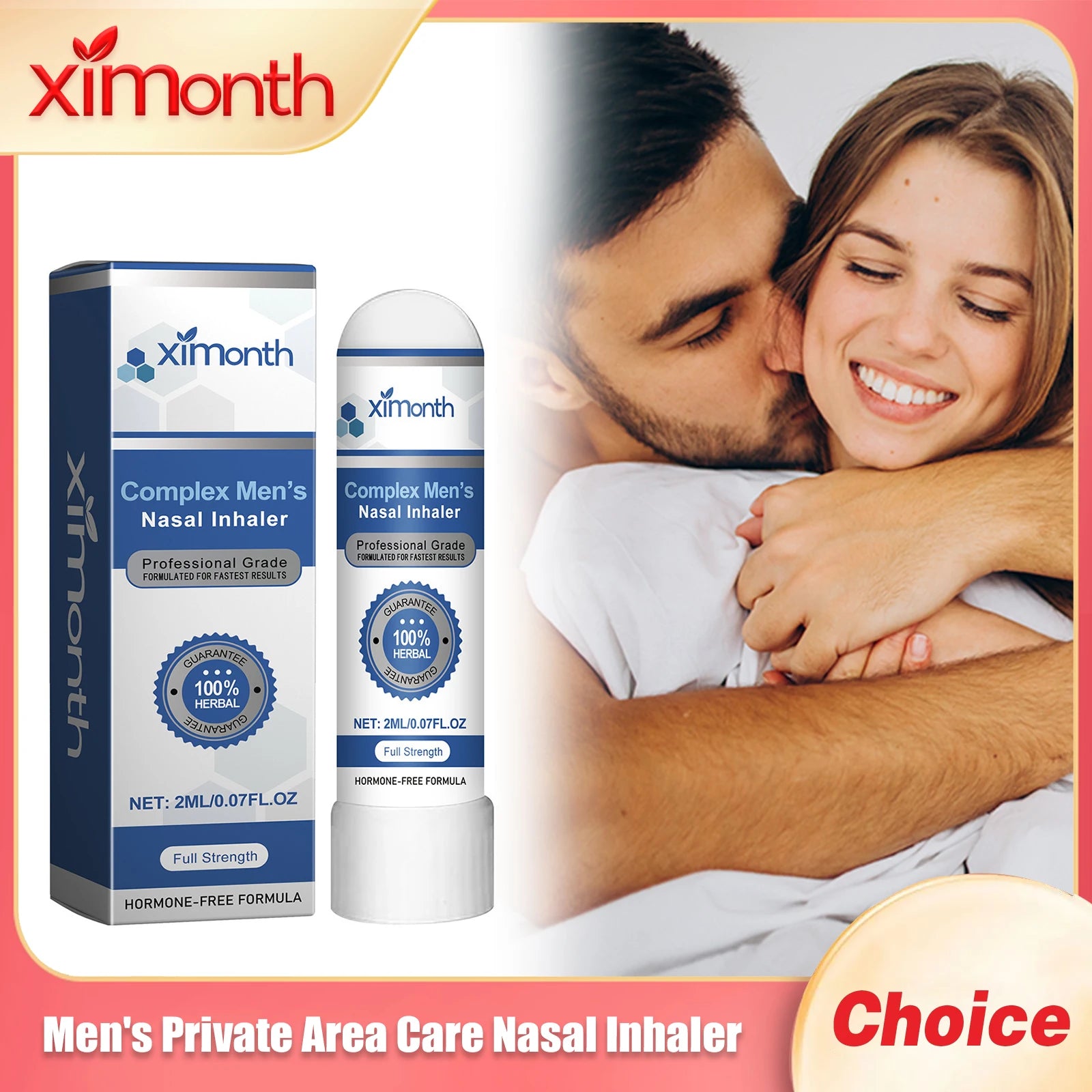 Men's Maca Energizing Nasal Inhaler Stick – Vitality Boost 2ml