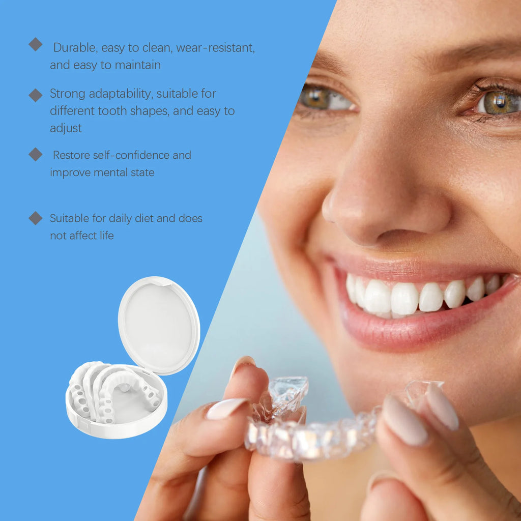 Adjustable Snap-On Dental Veneers – Temporary Teeth Cover Snap-On Dental Veneers Oasis Select