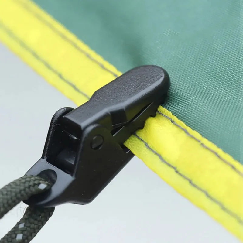 5/10pcs Windproof Crocodile Clip Tent Clip Non-slip Awning Tarpaulin Fixing Clip Outdoor Camping Tent Accessories Oasis Select