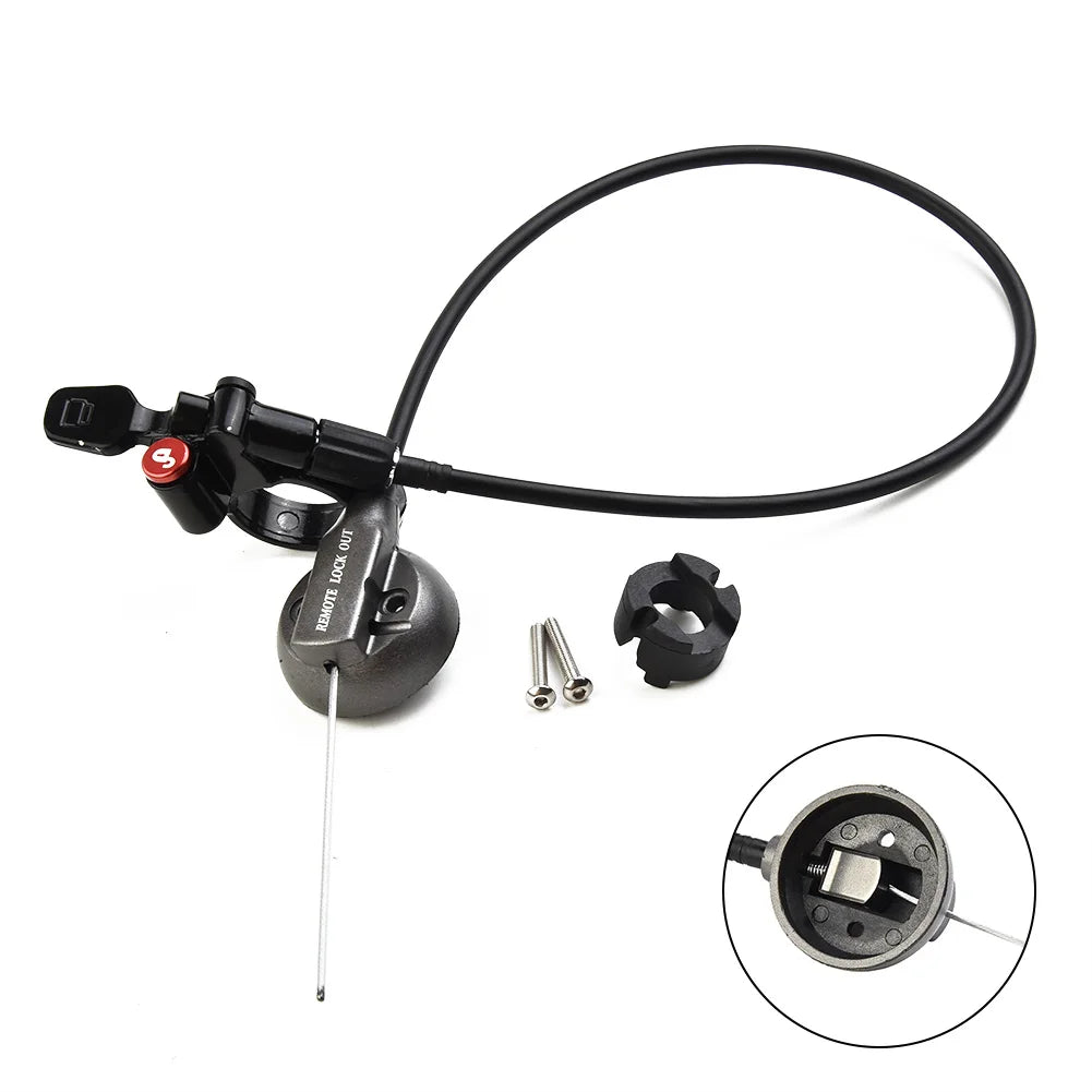 Bike Fork Lockout Switch Bicycle Remote Lockout Facility Suspension Forks For Aluminum Alloy Compatible For EPICON SR XCR Oasis Select