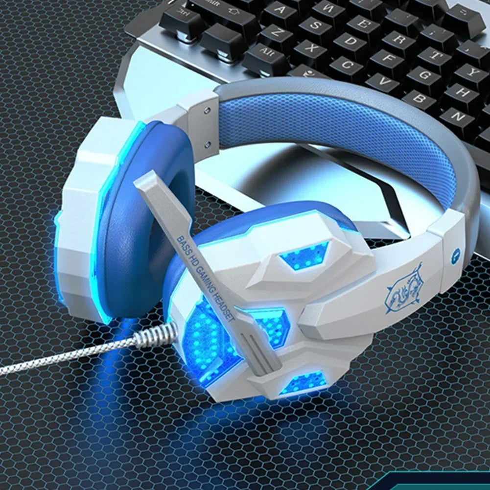 Creative Wired Gaming Headphones High Quality Microphone Led Light Bass Stereo PC Gaming Headset For Computer PS4 PS5 Xbox Oasis Select