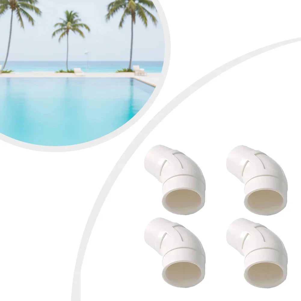 4pcs Pool Cleaner 45 Degree Elbow W70244 Replacement Kit Designed Specifically For Zodiac For Baracuda, For Krauly Pool Cleaners Oasis Select