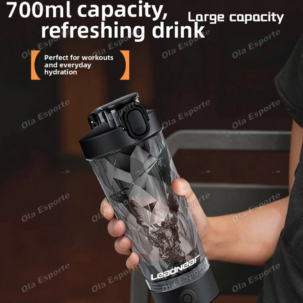 Electric Shaker Bottle 630ml USB-C Rechargeable Blender Cup