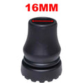Rubber Cane Tips Heavy Duty Walking Cane Tips Black Sturdy Replacement for Seniors Walking Stick, Safety Cane Crutch Accessories Oasis Select 16mm
