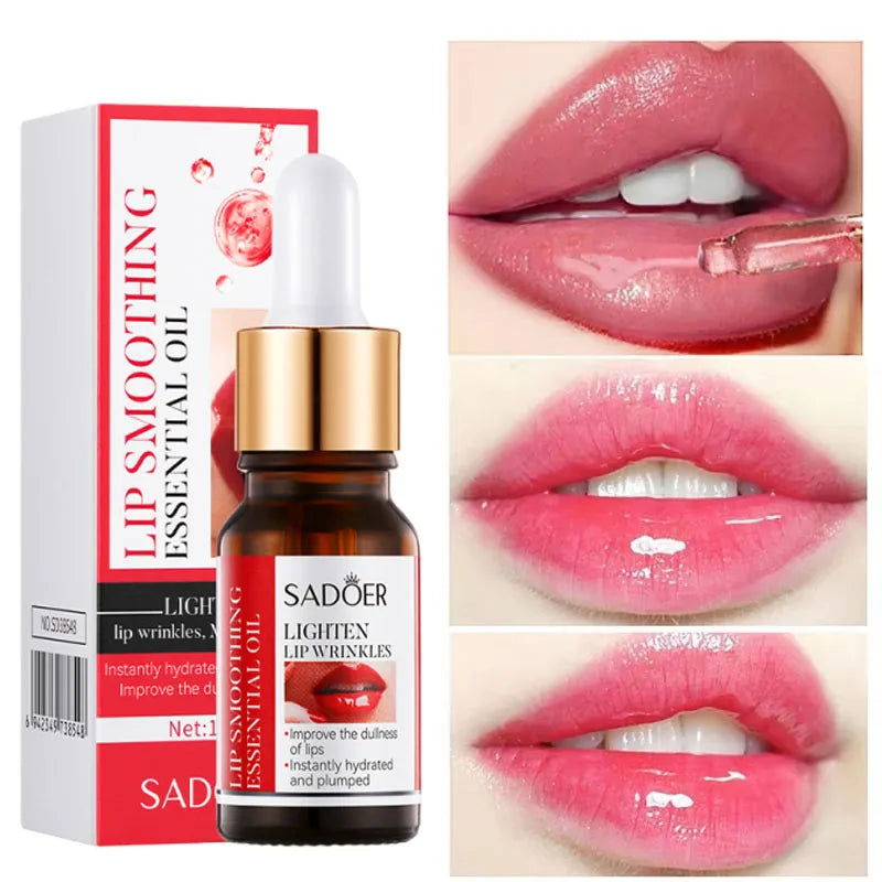 SADOER Lip Plumping Serum Oil – Hyaluronic Acid Moisturizer Lip Plumping Serum Oasis Select 1pc
