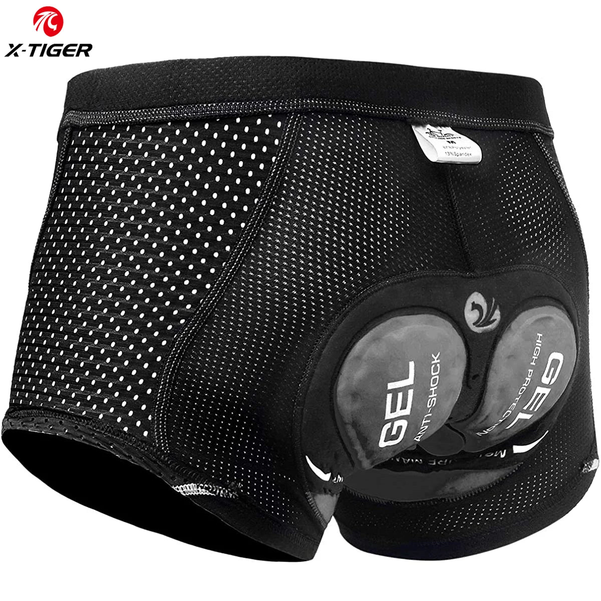 X-TIGER Cycling Underwear 5D Breathable Padded Gel Bike Shorts Men MTB Anti Slip Leg Grips Riding Cycling Shots Ciclismo Oasis Select XM-DNK-16803H XXXL