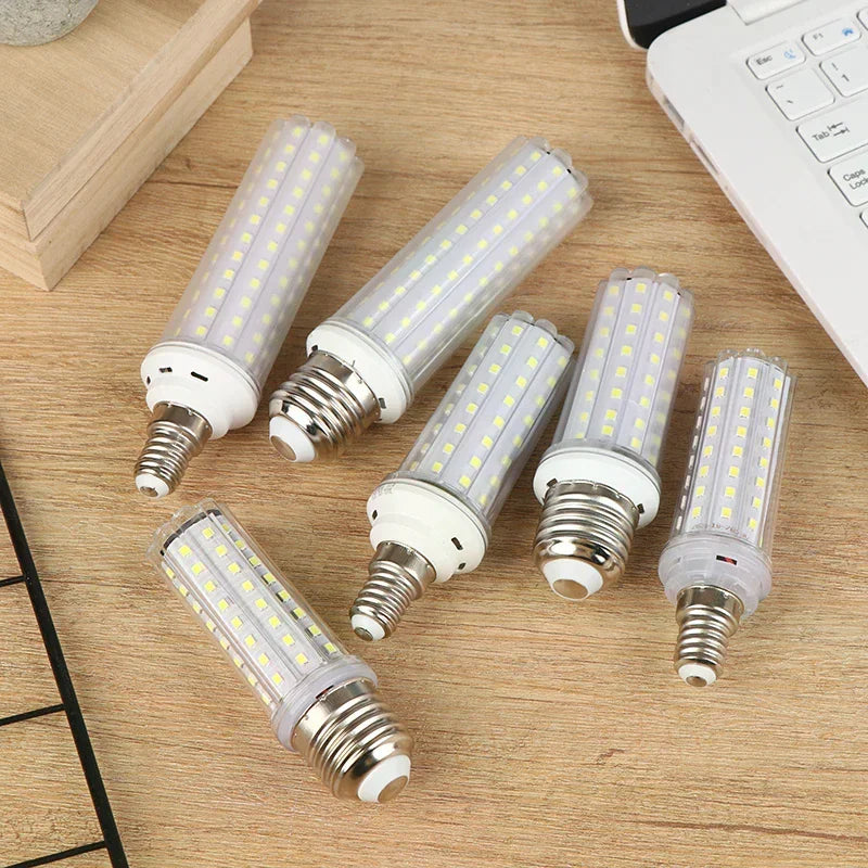 E27 E14 18W 20W 30W LED Lamp Corn Bulb AC85-265V No Flicker 2835 SMD LED Candle Bulb Corn Lamp Light Bulbs Home Light Oasis Select