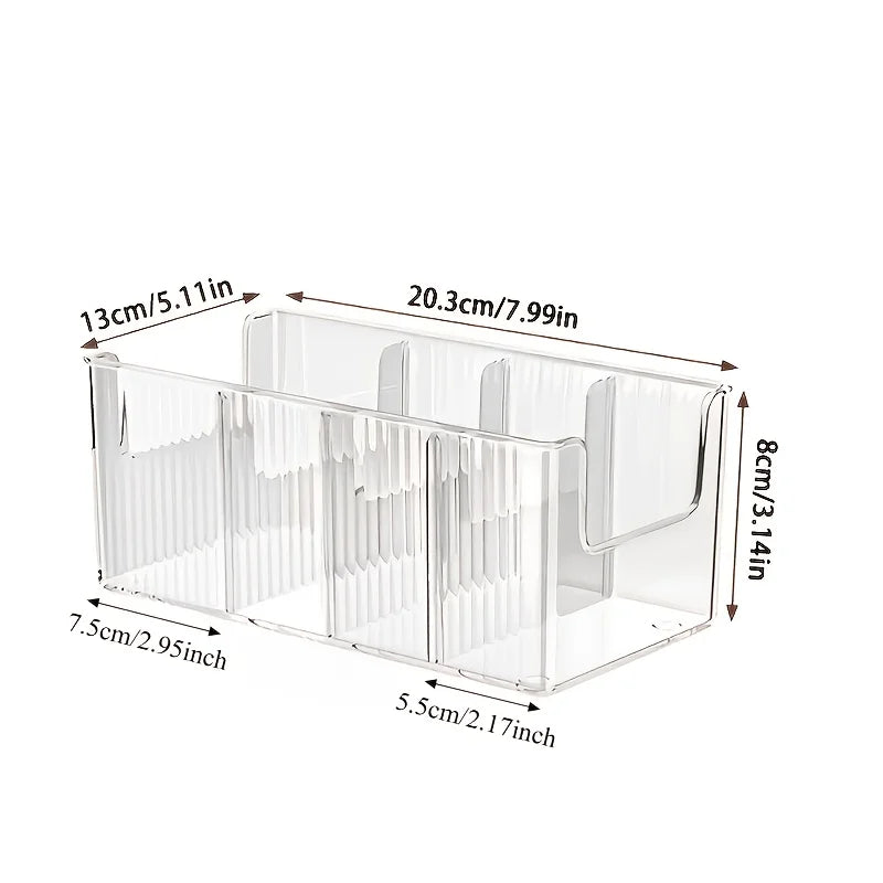 Medicine Storage Box With Dividers For Countertop Closet Office Home Emergency Supplies Holder Container Fridge Desk Oasis Select