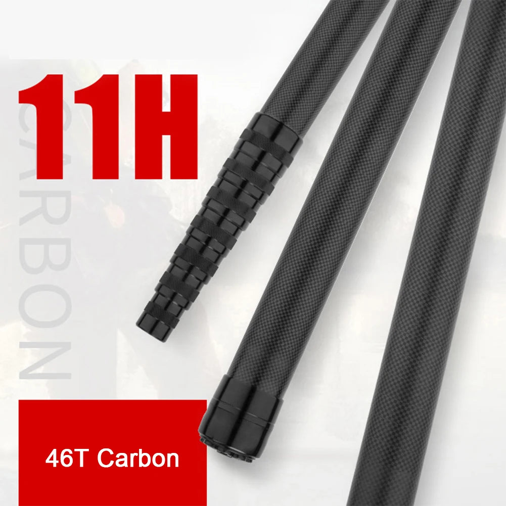 Fish Handle Collapsible Pole Carbon Fiber Telescoping Fishing LandingNet Rod Carp Fishing Tackle Portable Rod For Fishing Parts Oasis Select