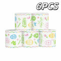 2/4/6pcs Easter Printed Toilet Paper Rolls, Fun Holiday Design 2-Ply Bathroom Tissue-Party Gift,Home Kitchen Bathroom Essential Oasis Select 6pcs