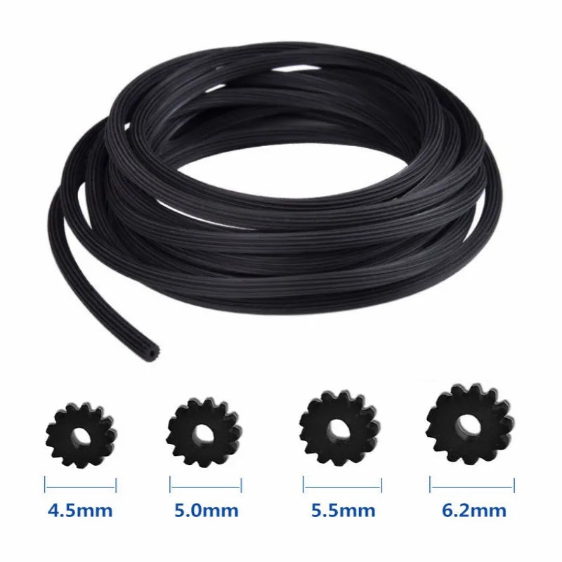 5M Silicone Rubber Door & Window Sealing Strip | Weatherstrip
