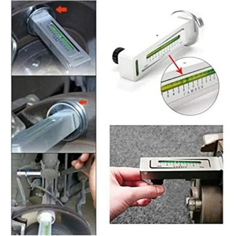 Automobile Four-wheel Positioning Magnetic Level Truck Wheel Alignment Tools Camber Castor Strut Wheel Hub Alignment Tool Kit Oasis Select