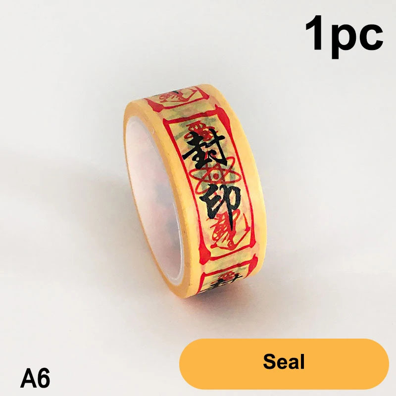 Rune Paper Tape Tear Seal Sticker DIY Crafts Scrapbooking Photo Albums Gift Boxes Decorative Sticker Fengshui Good Luck Sticker Oasis Select A6
