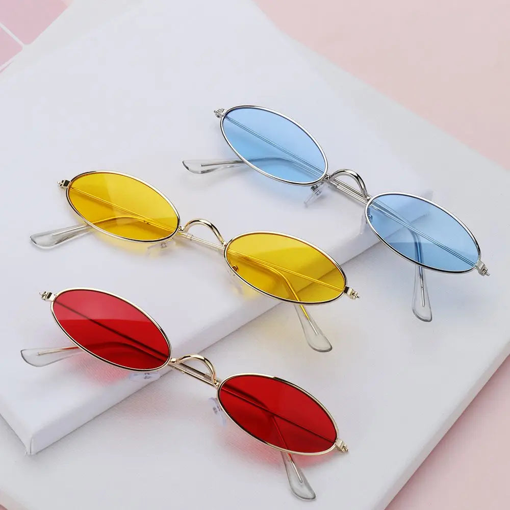 Retro Men and Women Accessories Eyeglasses Sun Glasses Vintage Shades Oval Sunglasses Oasis Select