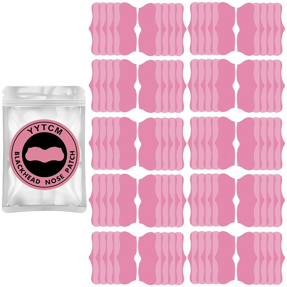Large Pink Nose Pore Strips – Deep Cleansing Blackhead Remover