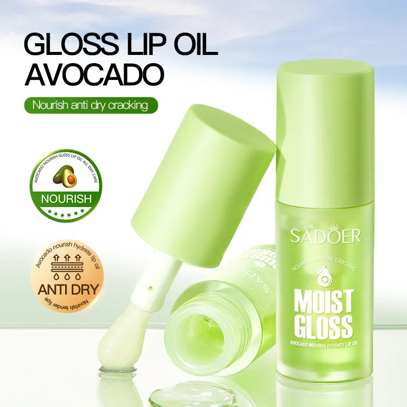 SADOER Fruit Crystal Jelly Lip Oil – Plumping Lip Serum Gloss Lip Oil Gloss Oasis Select