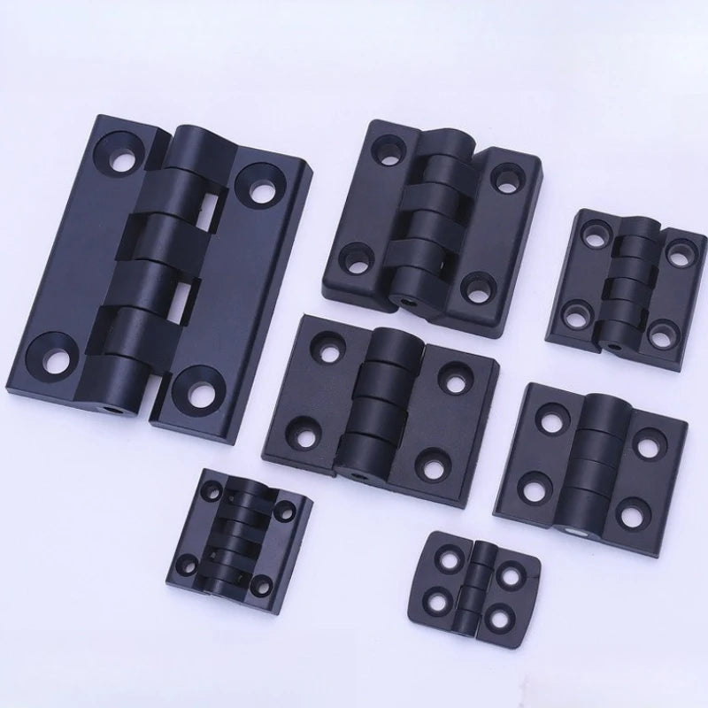 10pcs/set Black Butt Hinge for Wooden Box Furniture Cabinet Hardware Electric Cabinet Door Hinge Durable Home Hardware Fitting Oasis Select