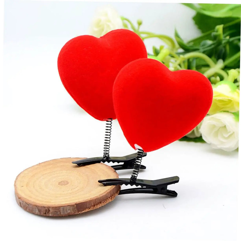 2/4/6PCS Heart Hair Clips Dainty Metal Barrettes Coquette Aesthetic Hair Accessories Women Girls Non Slip Daily Gift Oasis Select