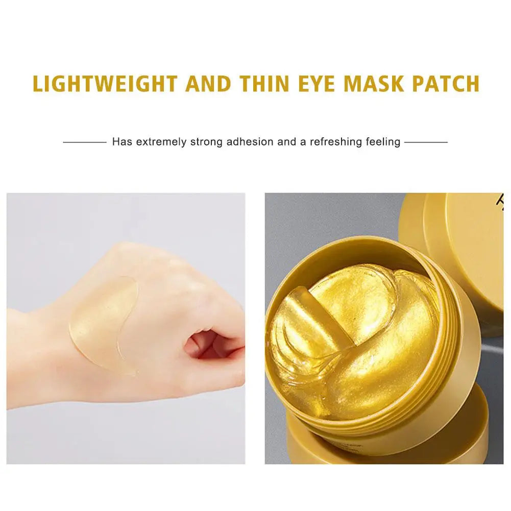 24K Gold Eye Patches – Dark Circles, Puffiness & Collagen Under Eye Patches Oasis Select
