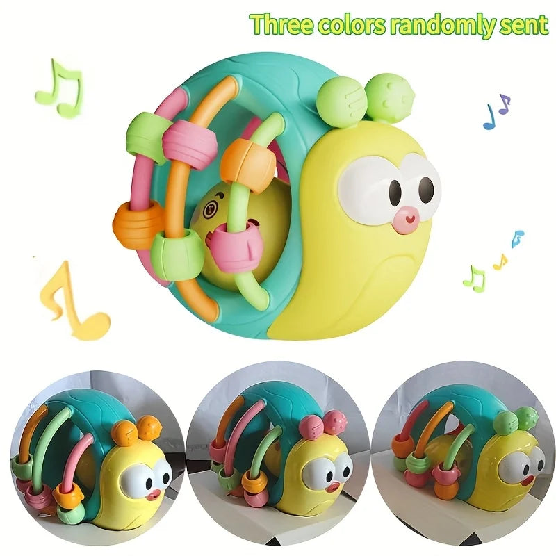 Cute And Interesting Hand-Held Baby Rattle, ABS Material, Color Festival Can Send Birthday Gifts, Christmas, Easter Oasis Select yellow