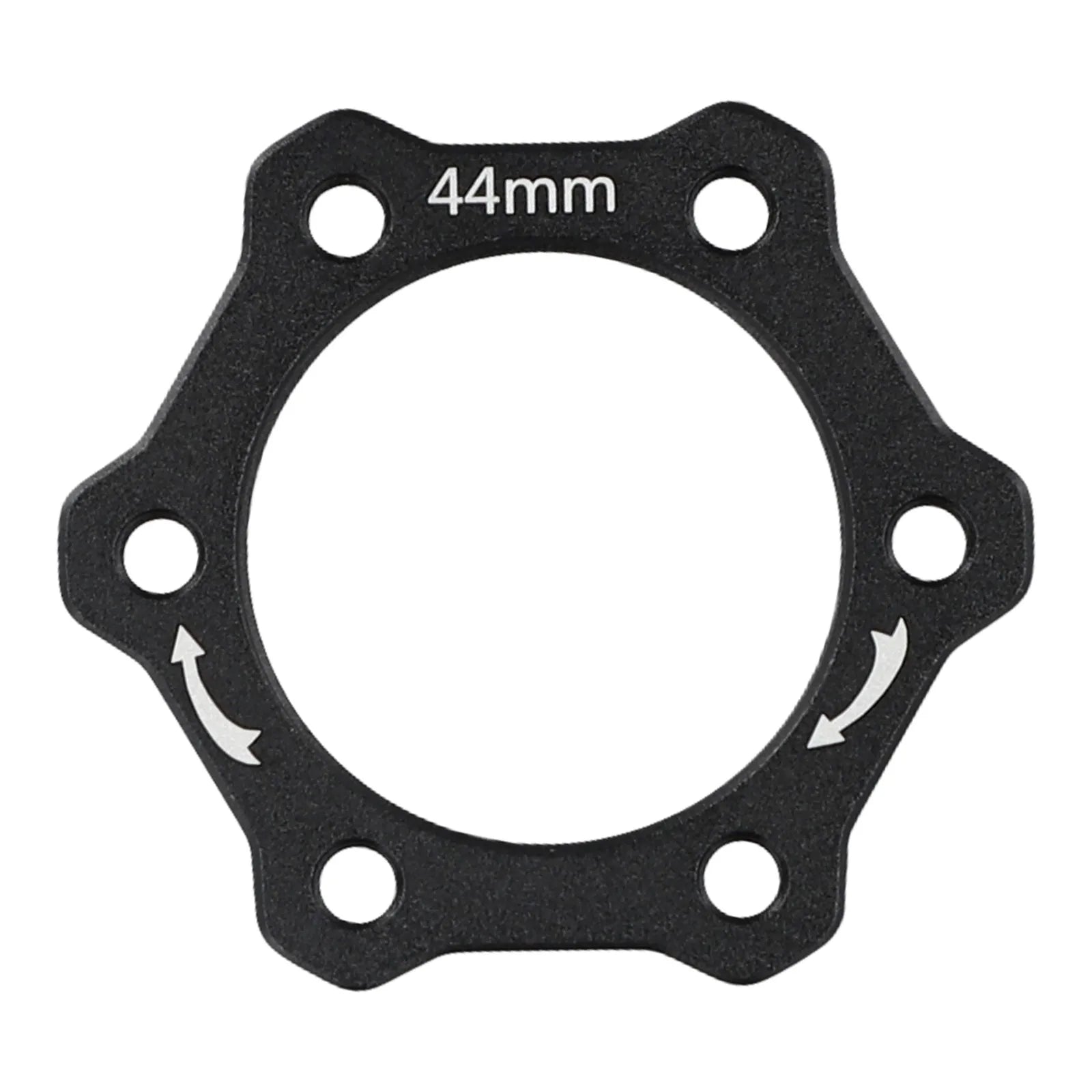 Bike Bicycle Flange Adapter Cycling Rotary 44mm Base Brake Parts Rotors Screw Supplies Threaded Aluminum Alloy Oasis Select Black
