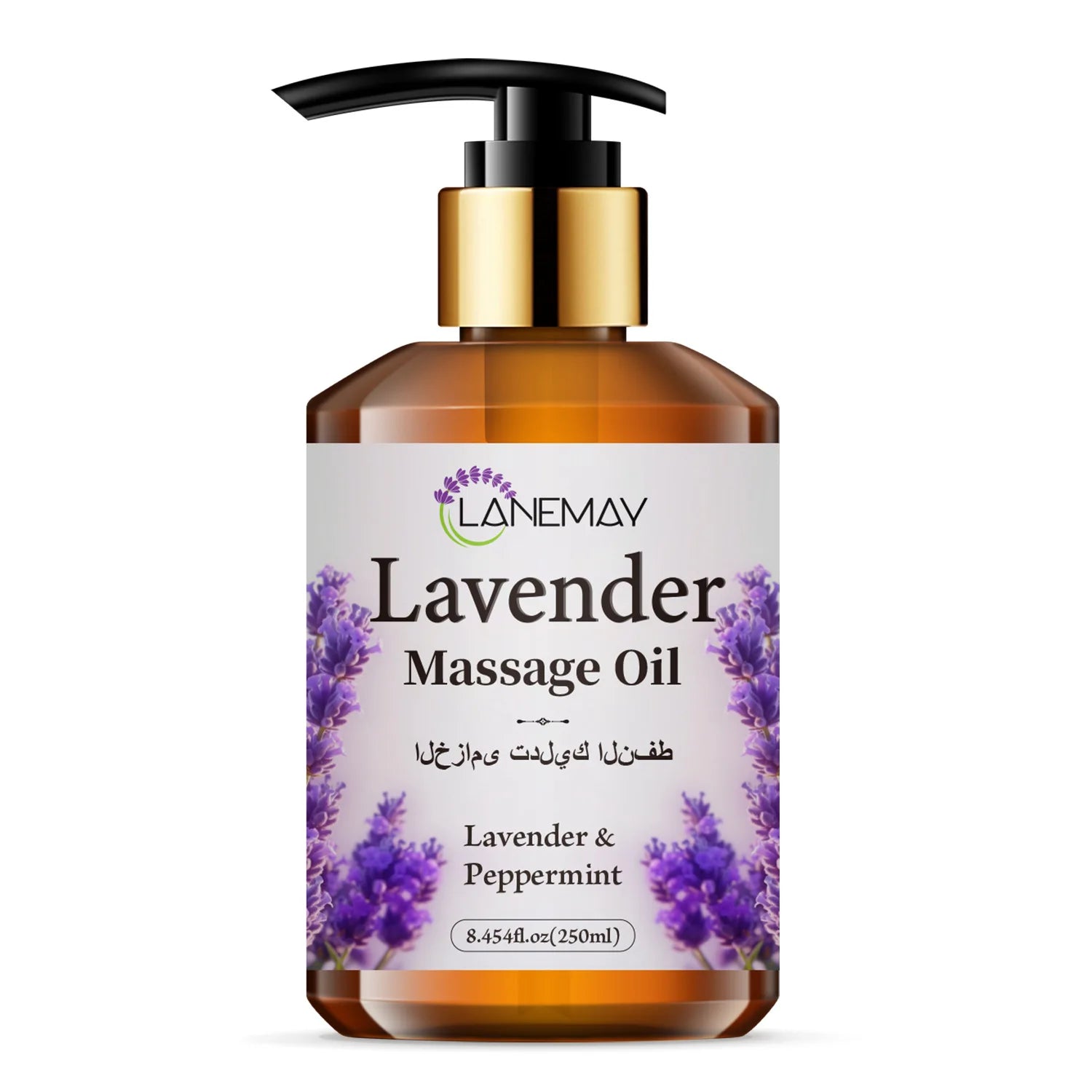 2-Pack Lavender & Peppermint Massage Oil 500ml – All Skin Types