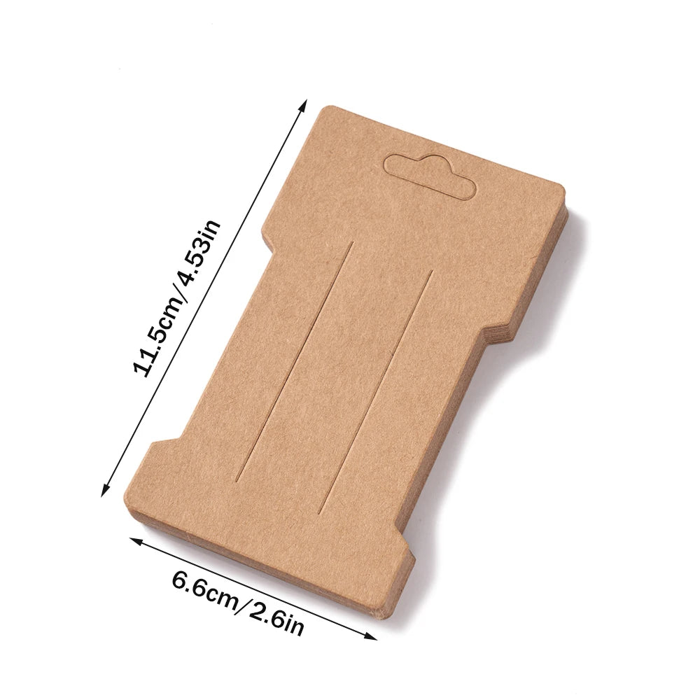 50pcs Paper Hair Bow Clip Display Card for Hairband Hairpins Hairclips Cardboard Accessories Jewelry Packaging Small Business Oasis Select