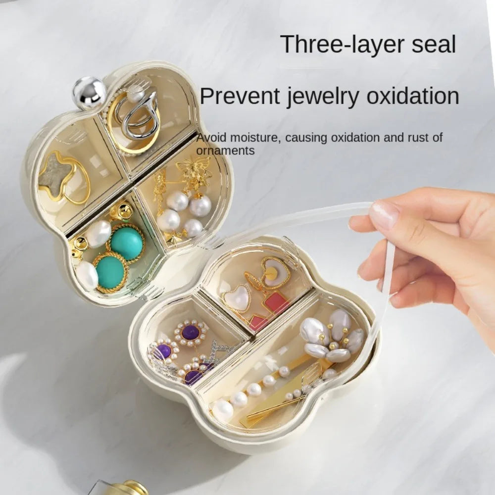 3-Layer Mini Storage Box – Pill, Jewelry & Travel Organizer