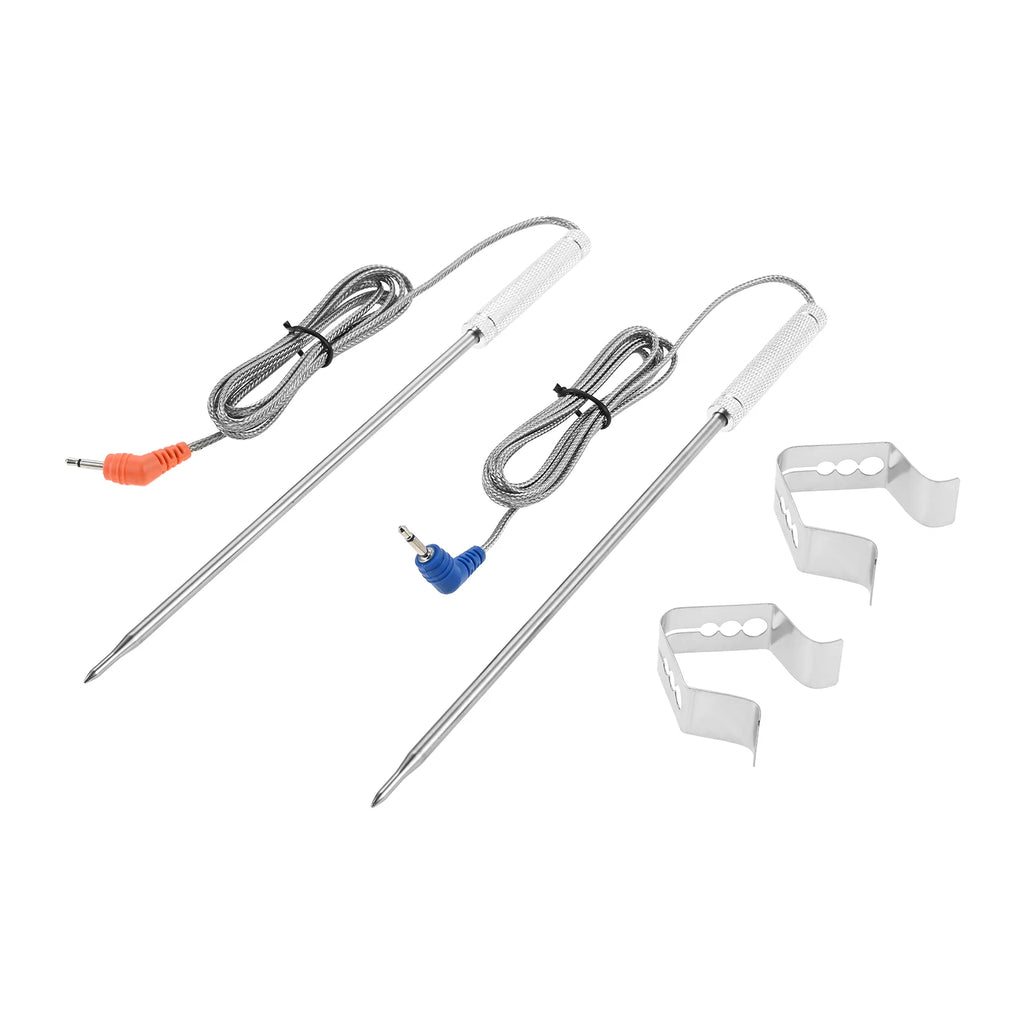 Temperature Detection Range 0°C To 300°C Food-grade Long Temperature Probe Replaced with 42-inch Braided Steel Mesh Probe Wire Oasis Select
